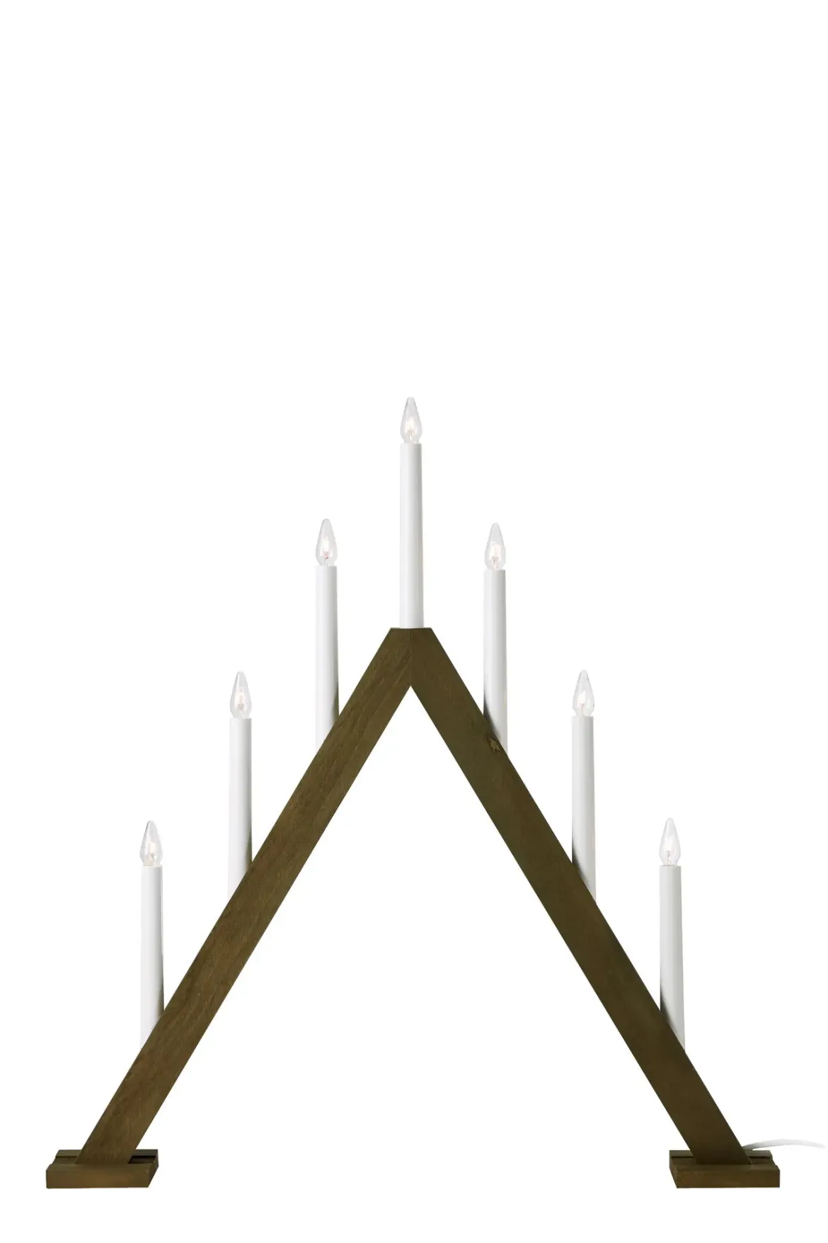 Ariele Adventljusstake Mörkbrun 62 cm