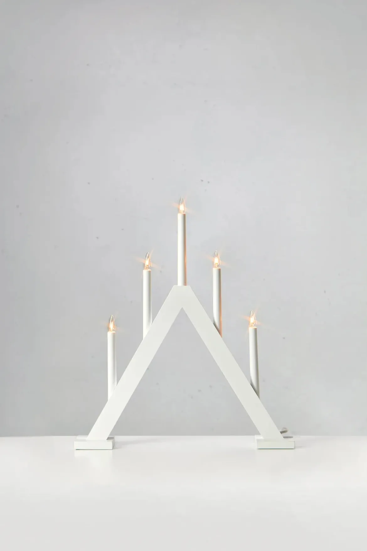 Ariele Adventljusstake Vit 52 cm
