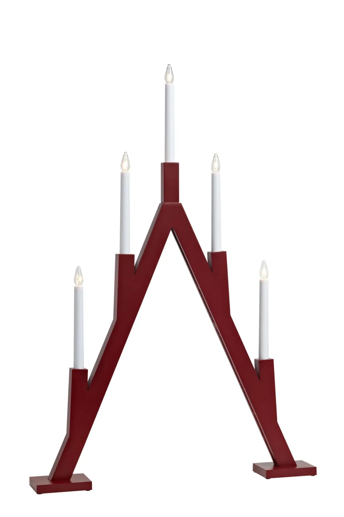 Bjurfors Adventsljusstake Röd 77 cm