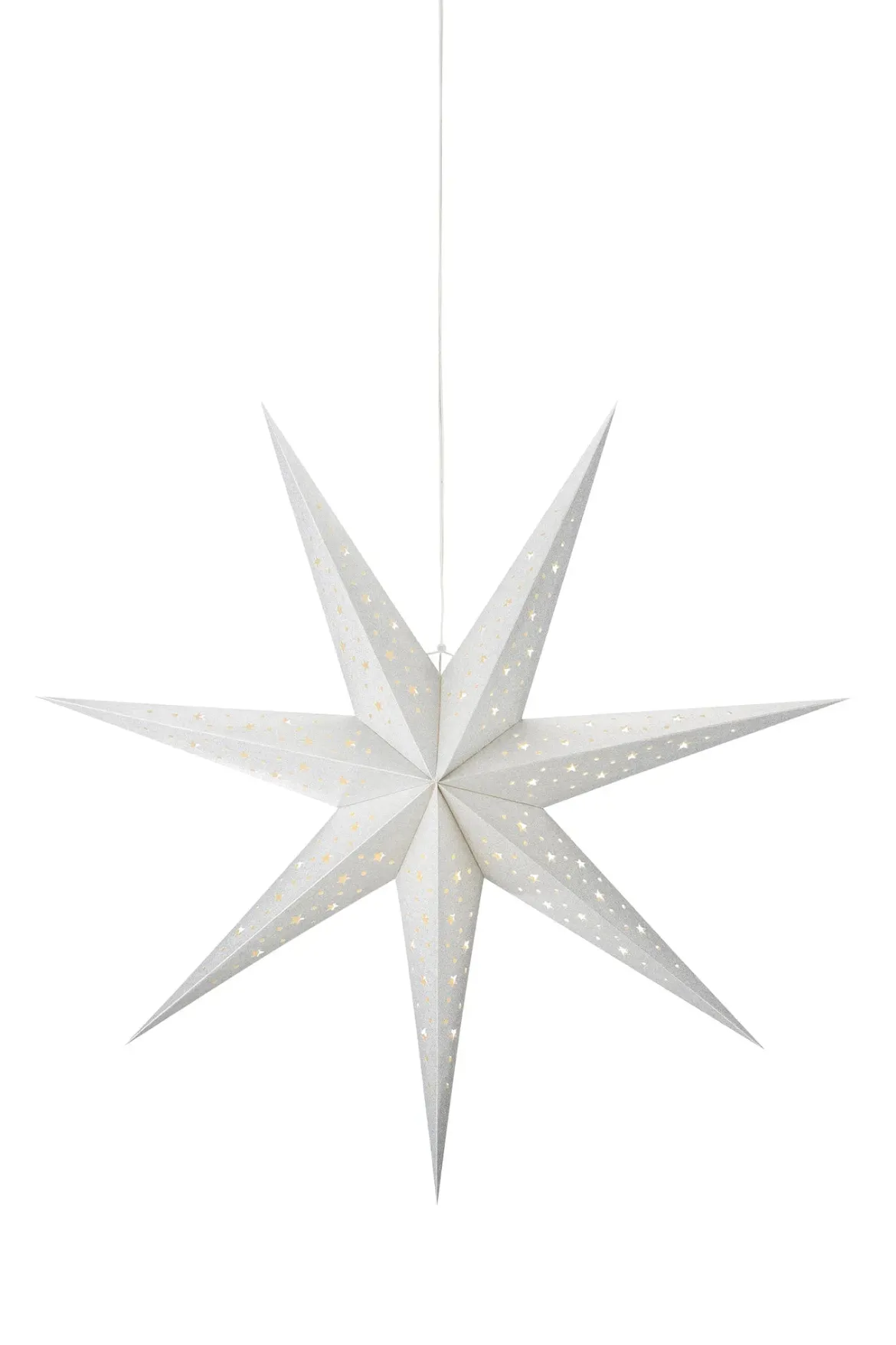 Blank Julstjärna Silver 75 cm