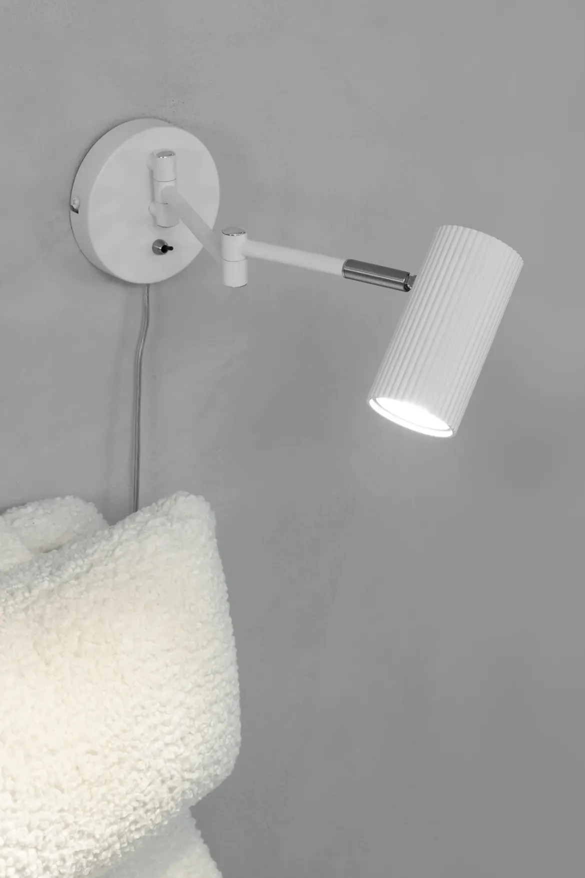 Costilla Vägglampa Vit Flex