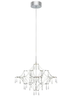 Efesos Kristallkrona Stål 60 cm