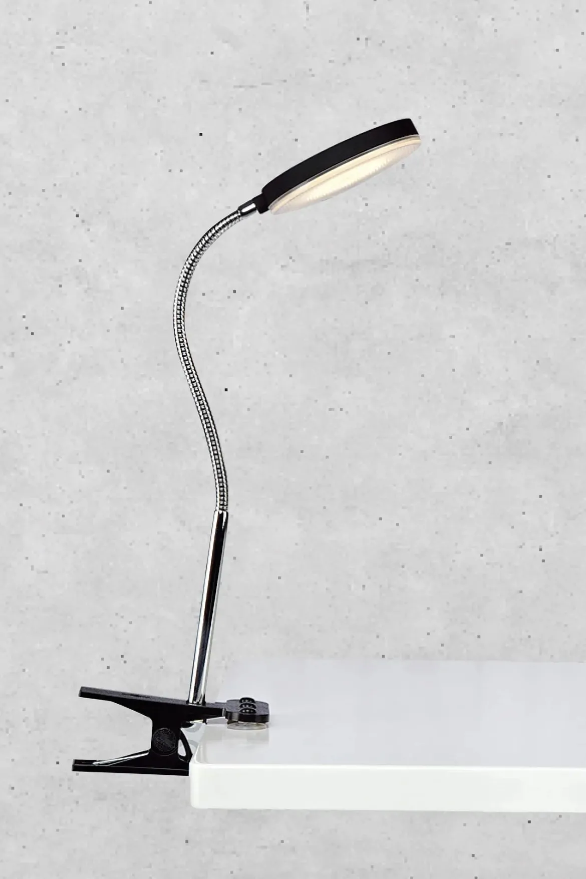 Flex Klämlampa Svart