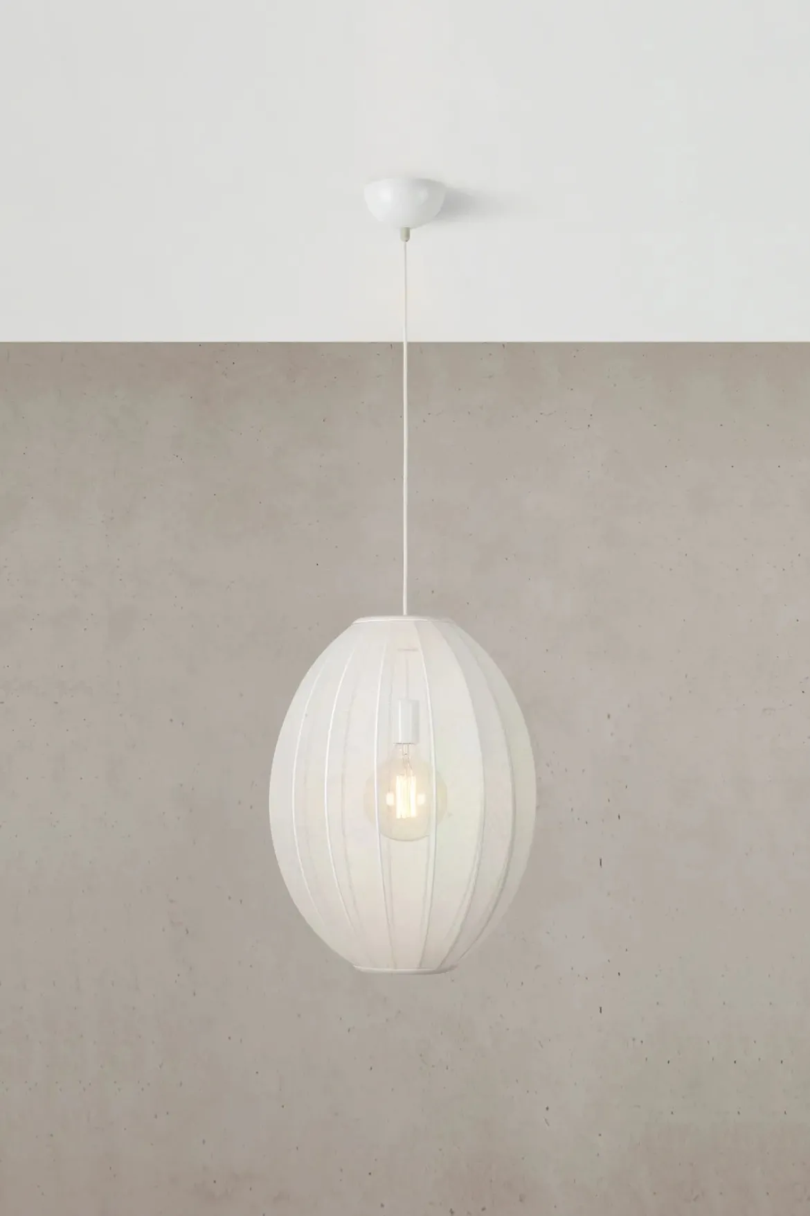 Florence Taklampa Vit 40 cm