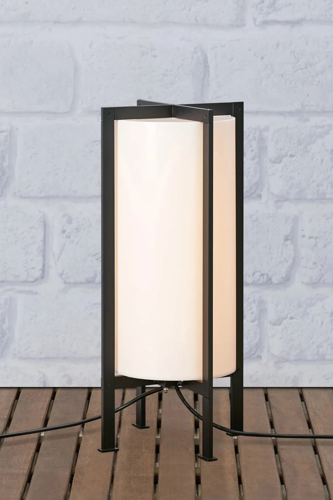 Garden 24 Frame Golvlampa Vit/Svart