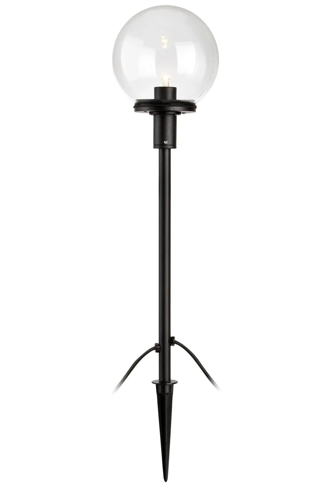 Garden 24 Pollare Svart/Glas 50 cm