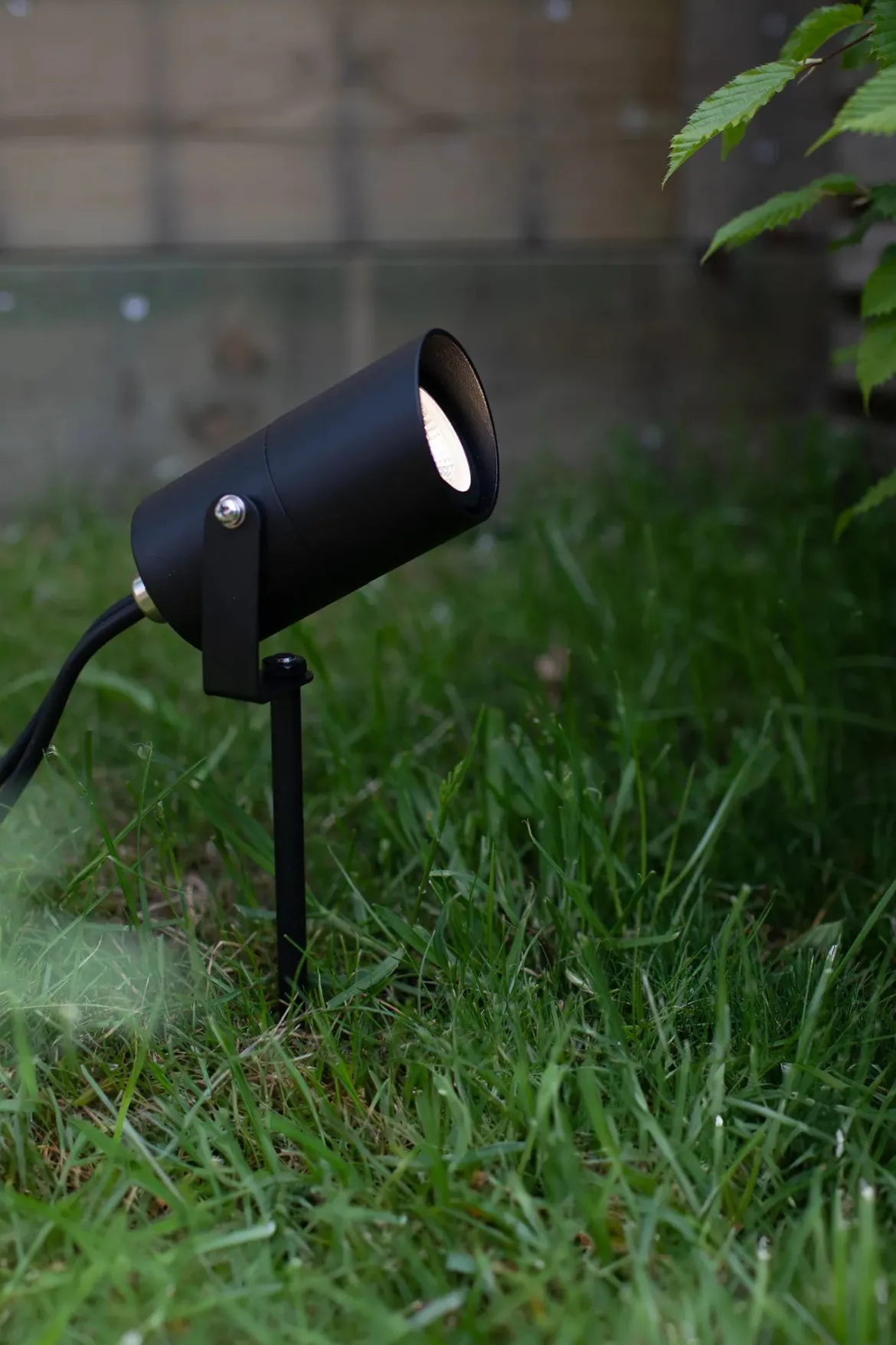 Garden 24 Spotlight Svart Cylinder 6W