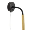 Jolie Vägglampa Svart/Mässing