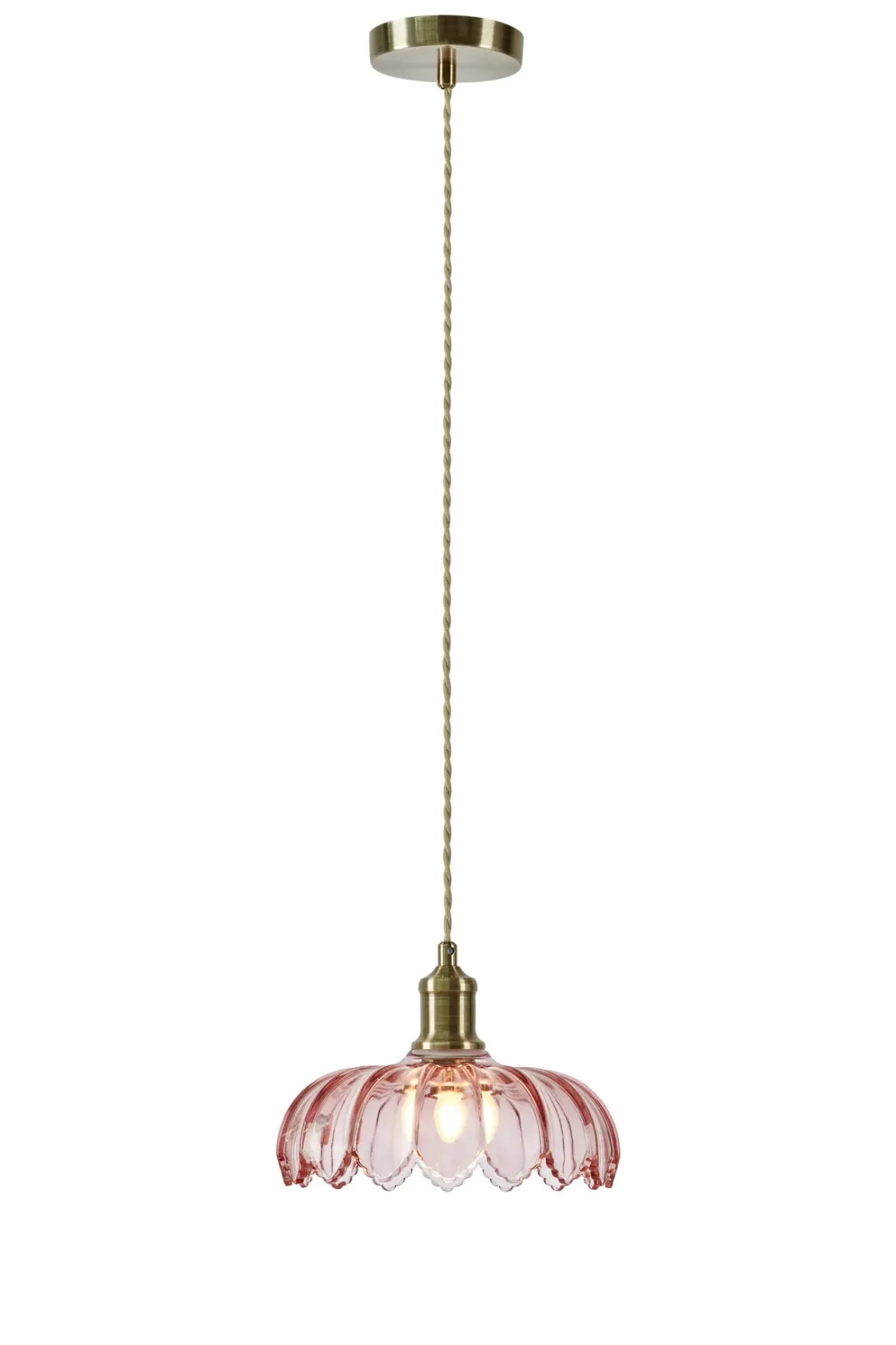 Kurage Taklampa Rosa