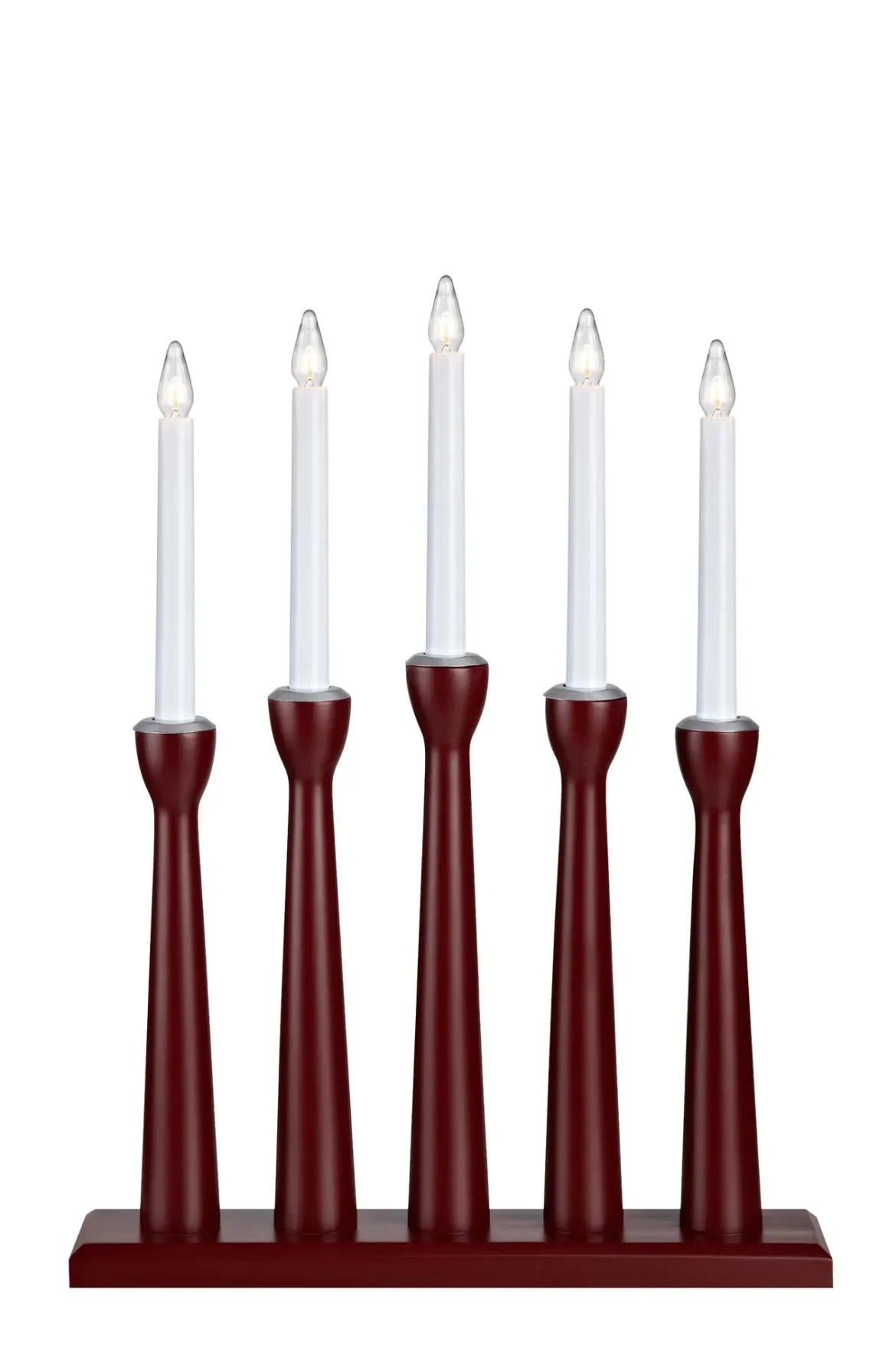 Måseskär Adventsljusstake Röd