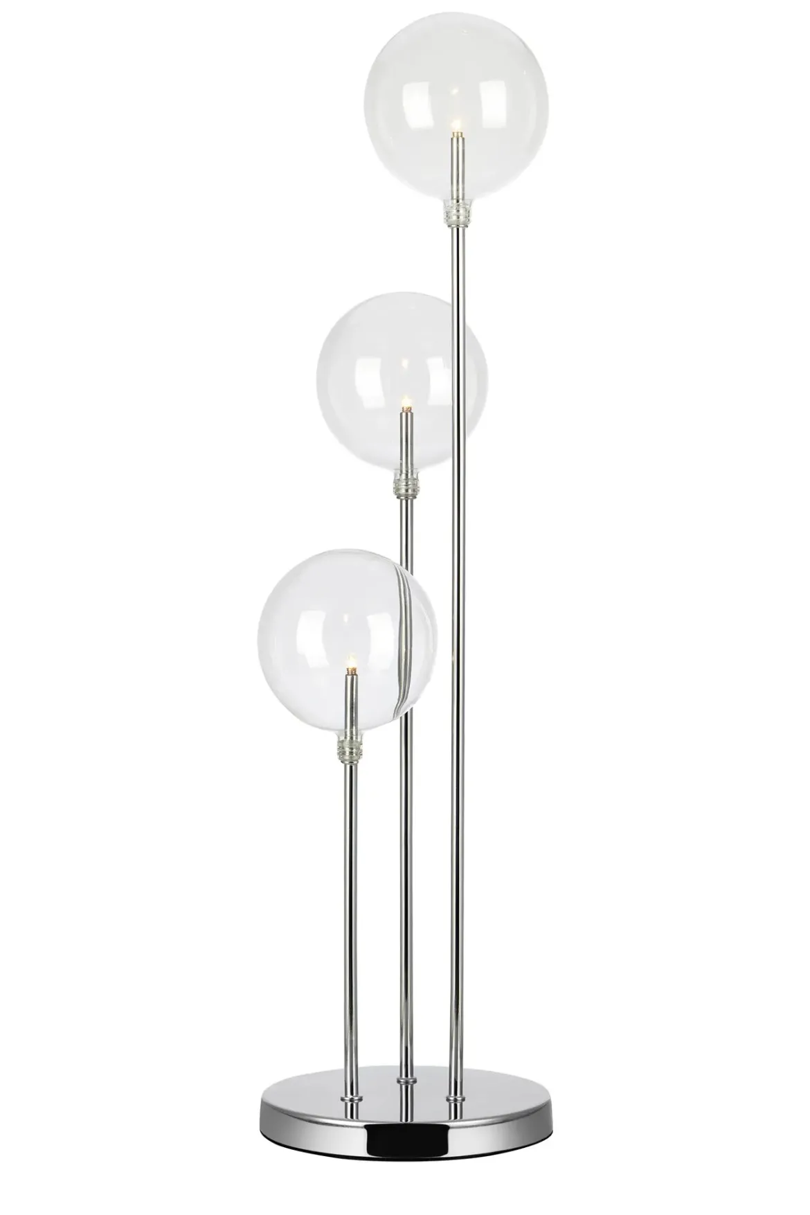 Mäster Ljusstake Krom Rund