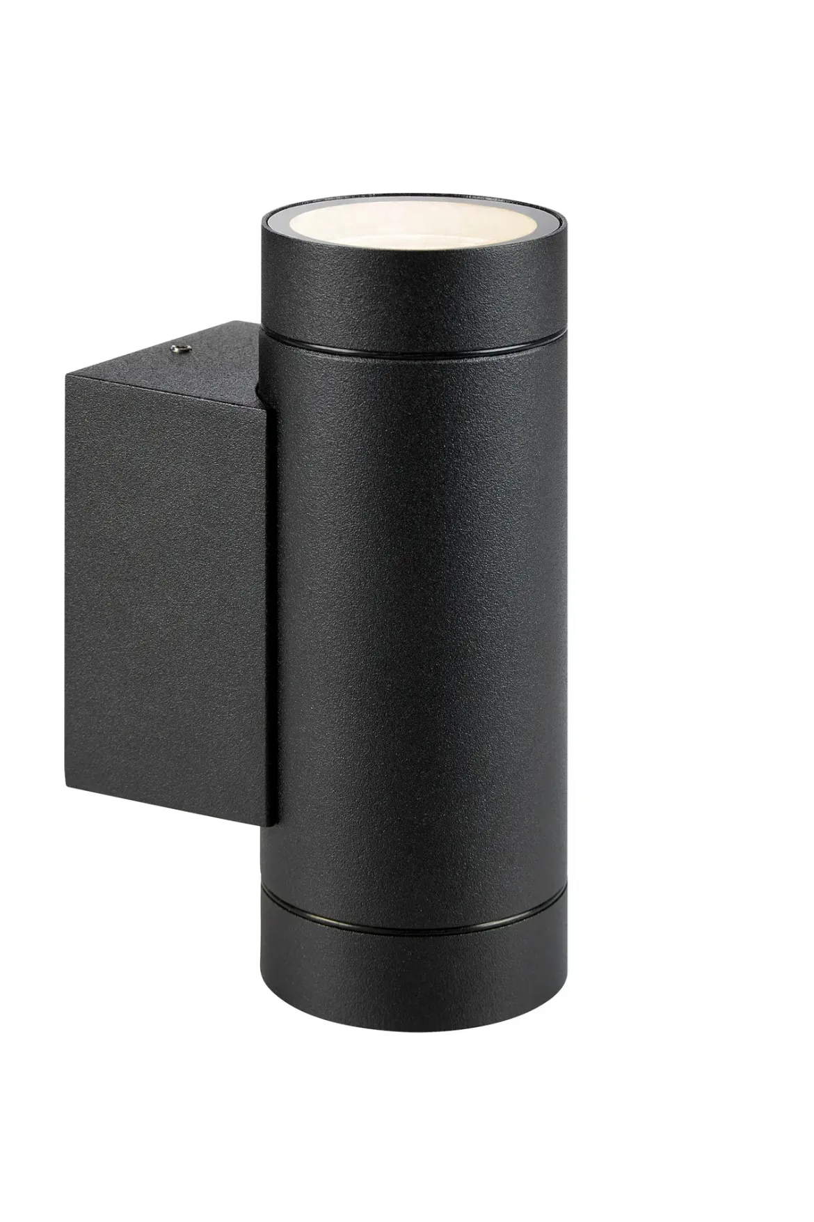 Pipe Fasadlampa Svart Dubbel