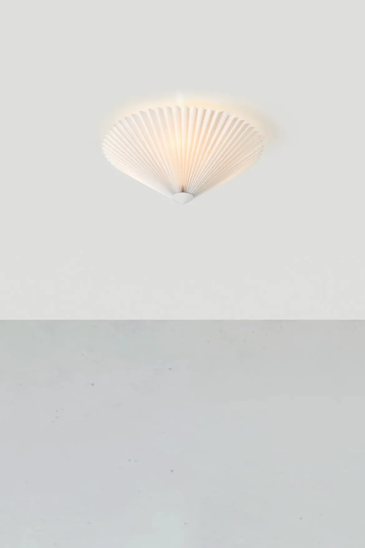Plisado Takplafond Vit 42 cm