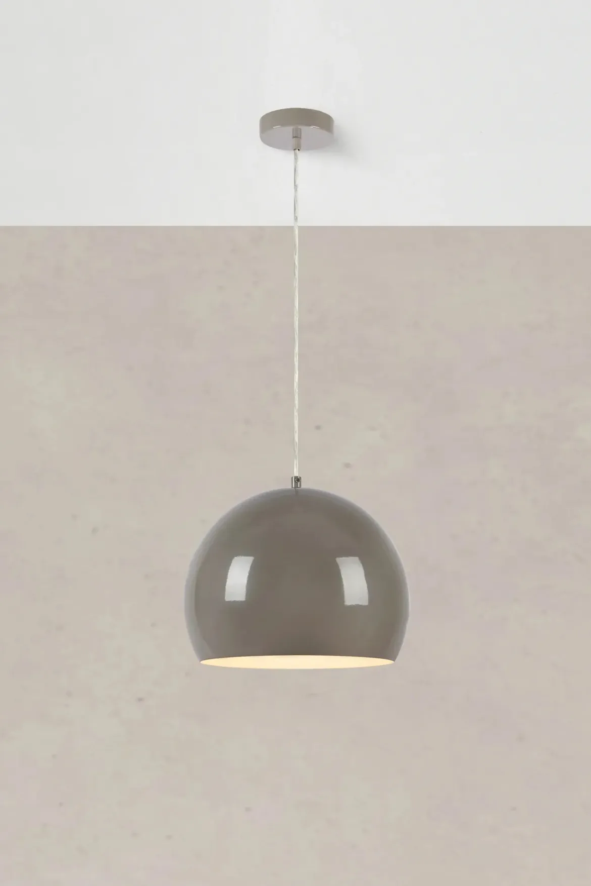 Pop Taklampa Grå 28 cm