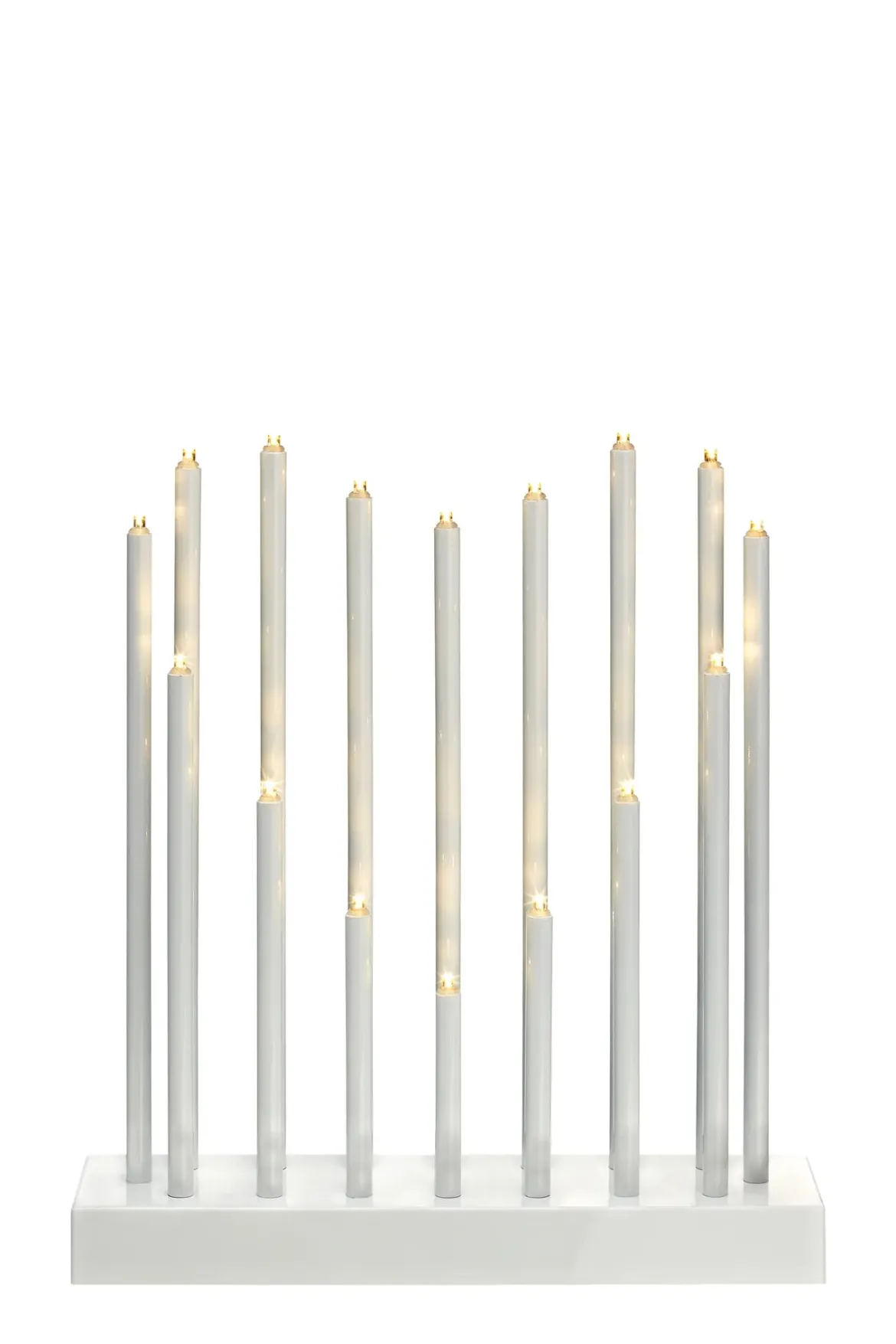 Romans Adventsljusstake Vit