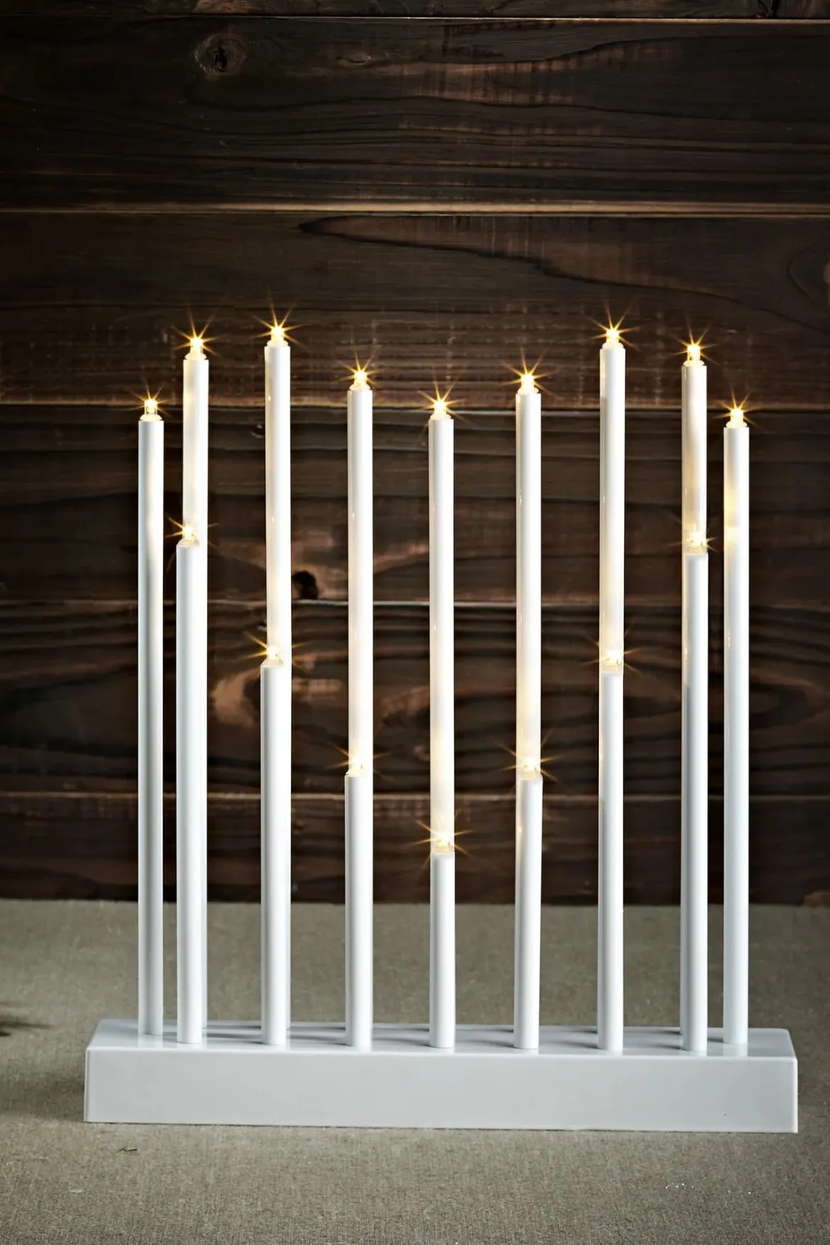 Romans Adventsljusstake Vit