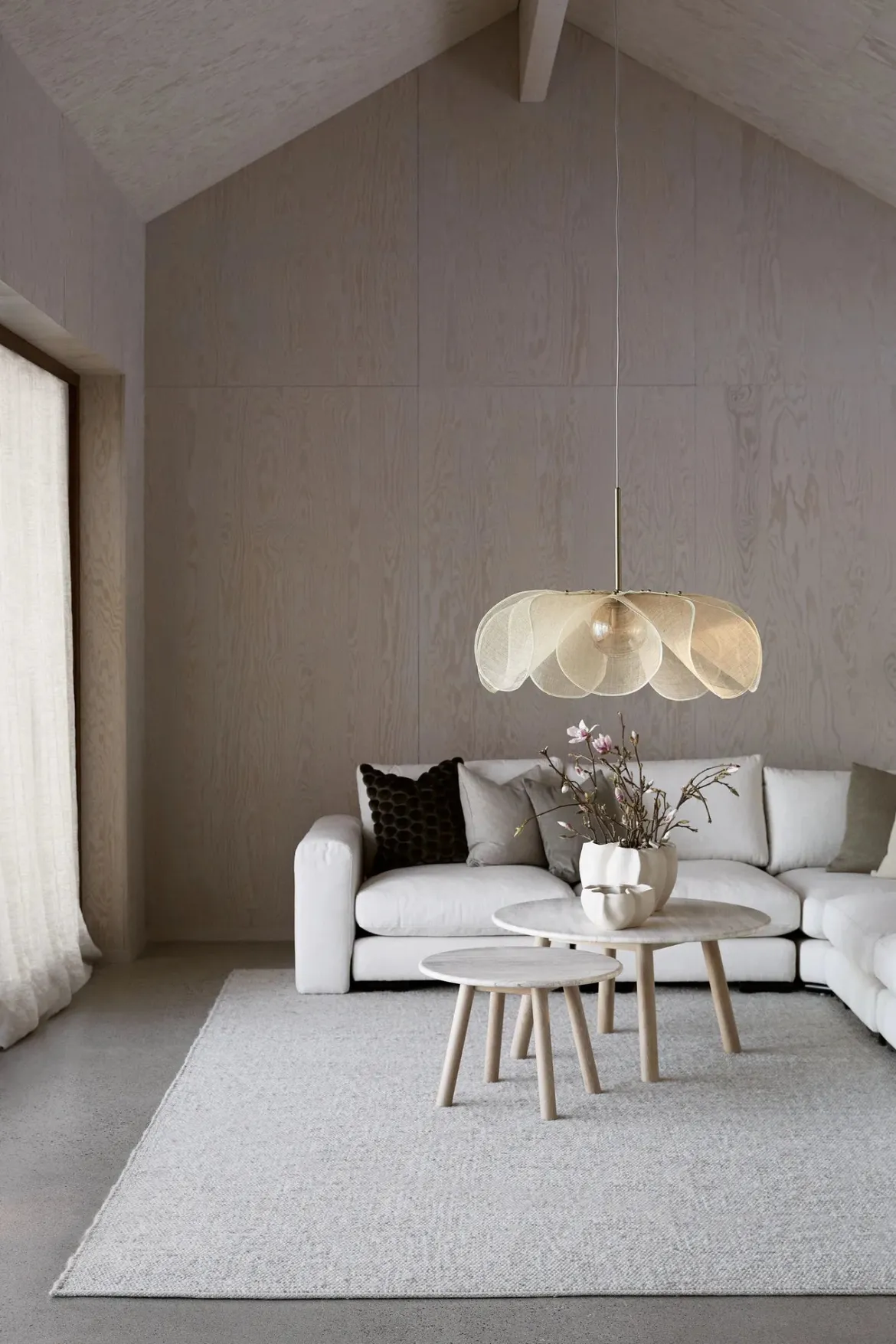 Styrka Taklampa Beige 75 cm
