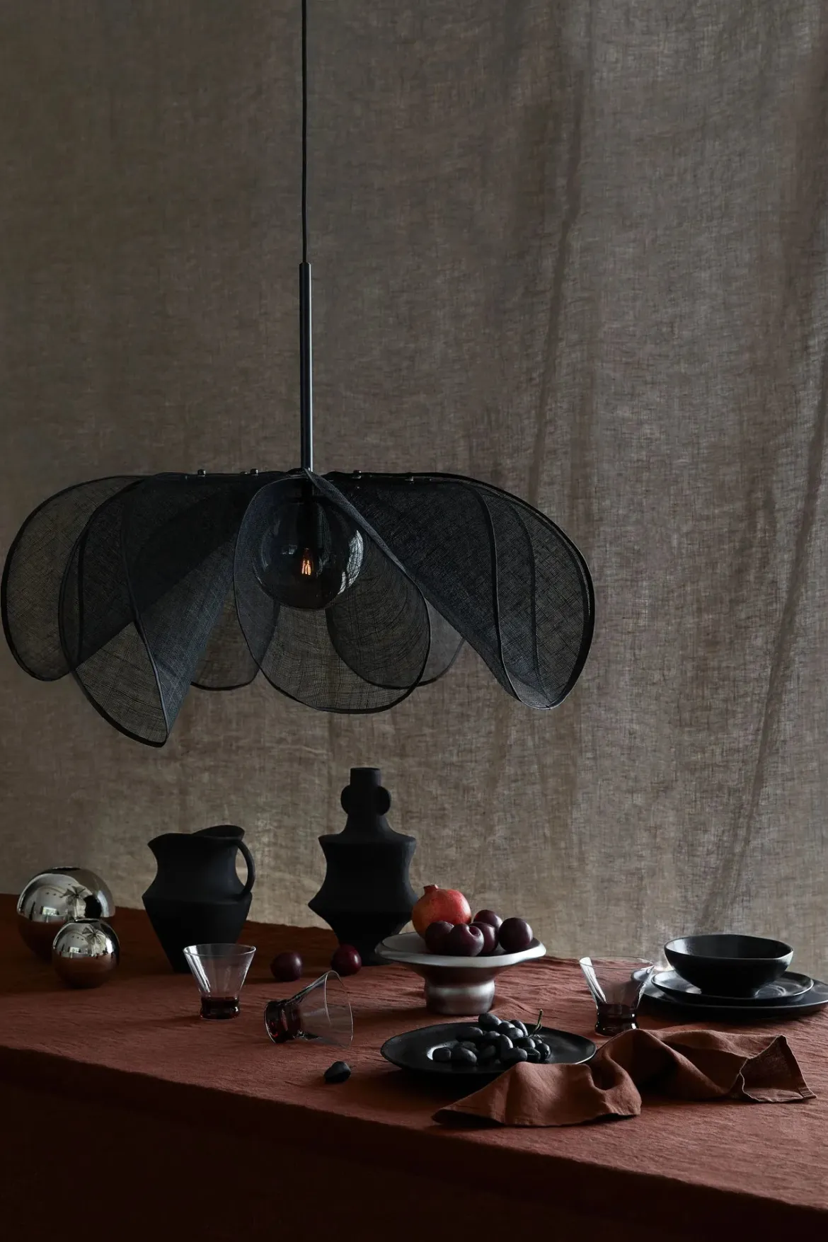 Styrka Taklampa Svart 75 cm