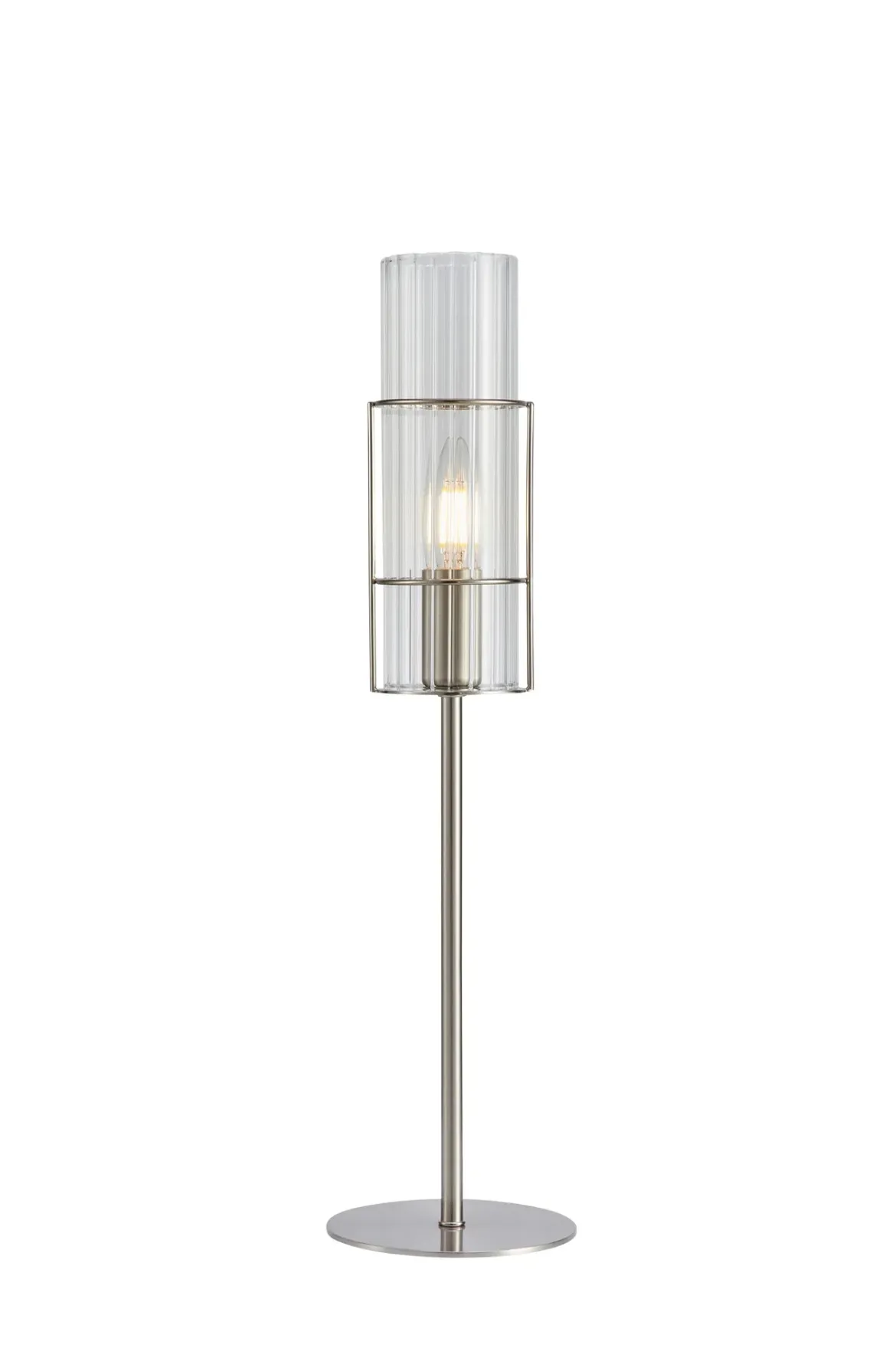 Tubo Bordslampa Nickel 50 cm